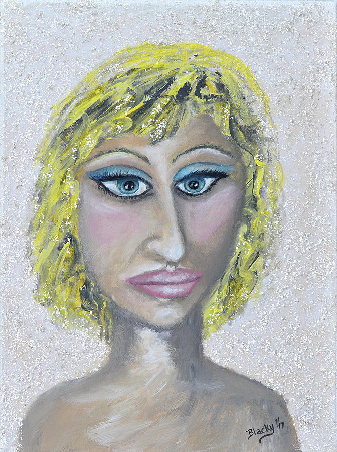 Unnatural Blonde Mixed Media by Donna Blackhall