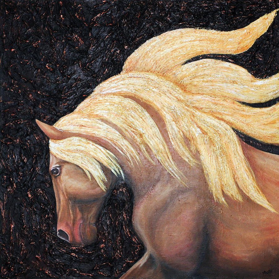 Untamed Freedom Painting by Michelle Joseph-Long