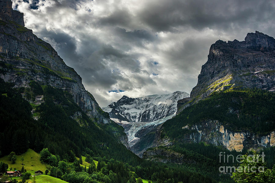 Mountain Photograph - Unterer Grindelwaldgletscher - Grindelwald - Switzerland by Gary Whitton