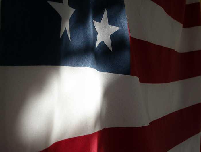 United States Photograph - Untited - American Flag Study by Kate Watkins United States Photograph - Untited - American Flag Study by Kate Watkins