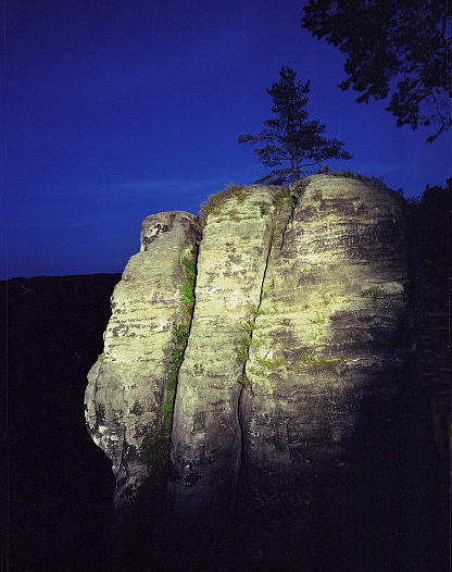Nature Photograph - Untitled - Series Night Rock by Markus Redert