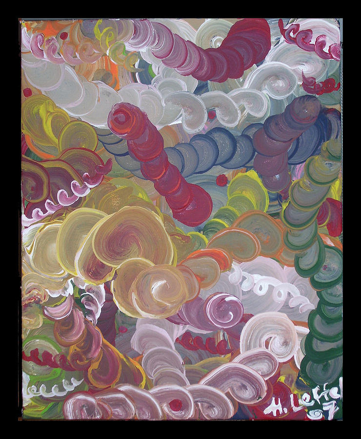 Colorful Painting - Untitled 2 by Hollie Leffel Colorful Painting - Untitled 2 by Hollie Leffel