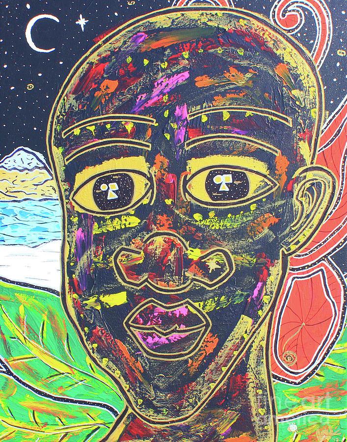 Untitled II Painting by Odalo Wasikhongo
