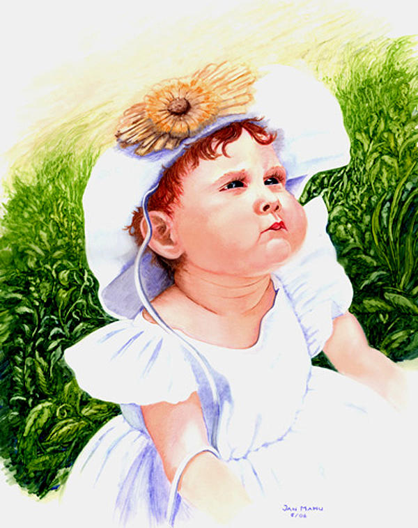 Portrait Painting - Untitled by Jan Kappes Portrait Painting - Untitled by Jan Kappes