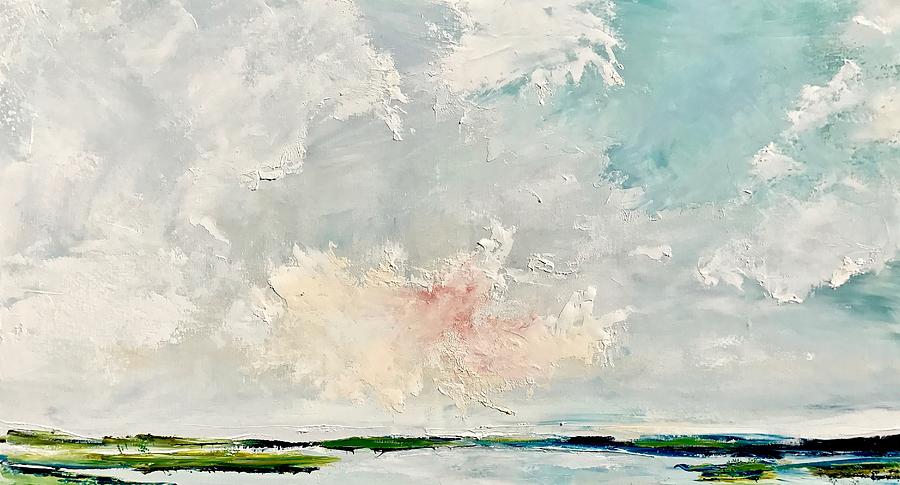 Clouds Painting - Untitled  by Julia S Powell