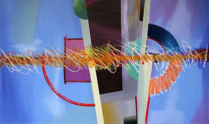 Abstract Painting - Untitled by Marston A Jaquis Abstract Painting - Untitled by Marston A Jaquis