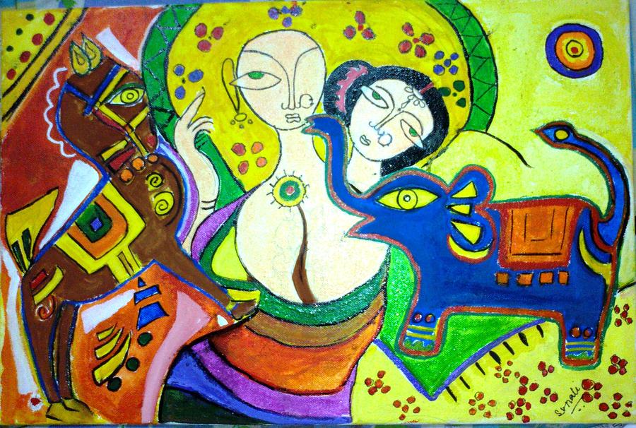 Untitled Painting by Sonali Singh