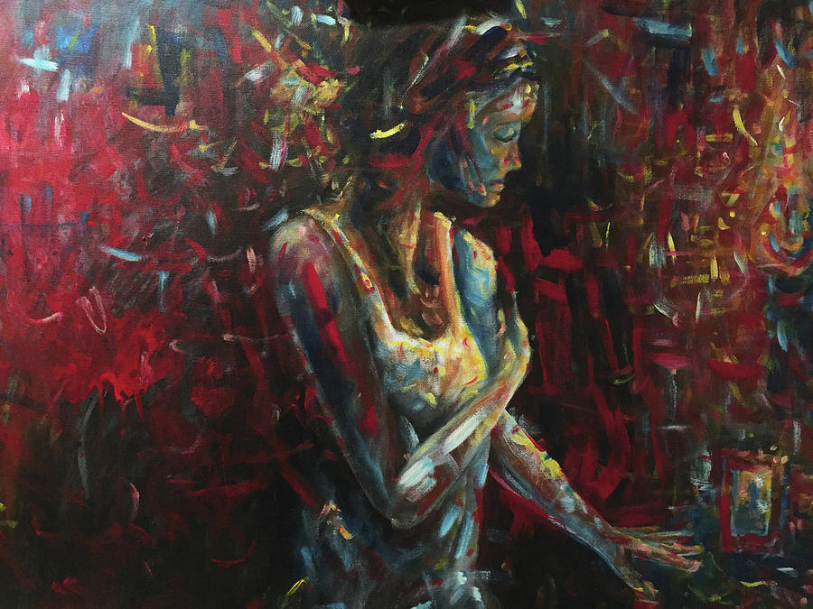 Vachon Painting - Untitled Woman #3 by Jesse Vachon