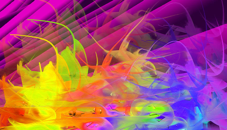 Colorful Digital Art - Untitled1 by Maritza De Leon