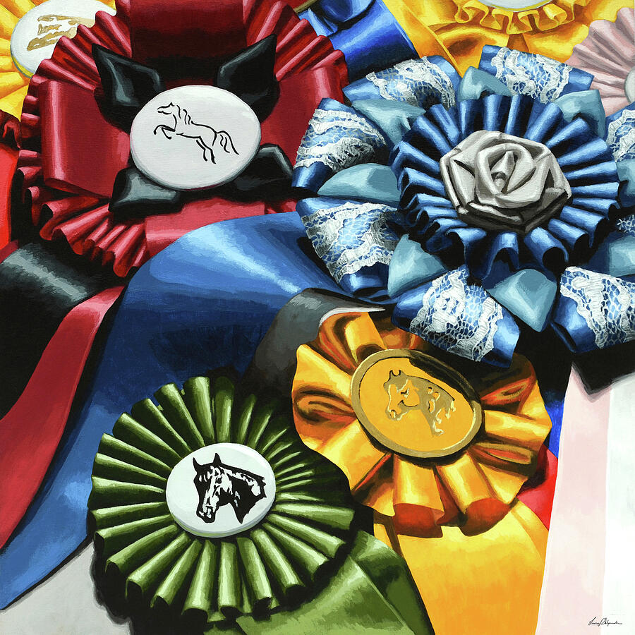 Horse Painting - Untittled by Lesley Alexander Horse Painting - Untittled by Lesley Alexander