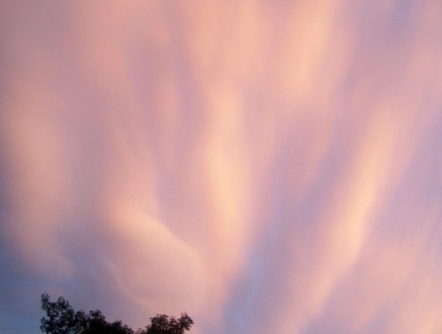 Unusual Clouds at Sunset Photograph by Lila Mattison