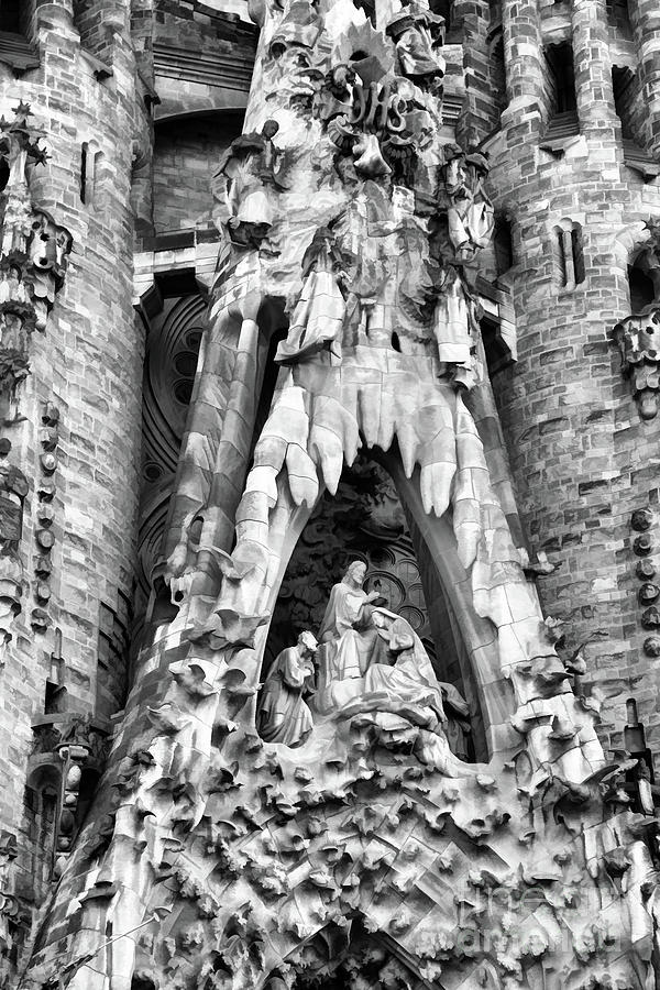 Up Close Saints Catholic Barcelona Spain  Photograph by Chuck Kuhn