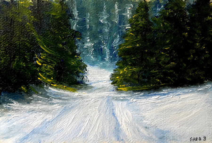 Up Country Snow Painting by Fred Wilson