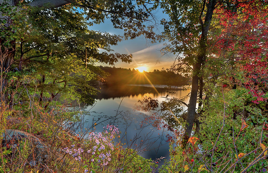 Nature Photograph - Up early for the start of fall color... by Ian Sempowski