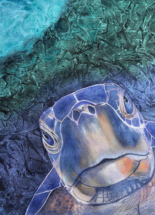 Up From The Deep Watercolor Painting by Kimberly Walker