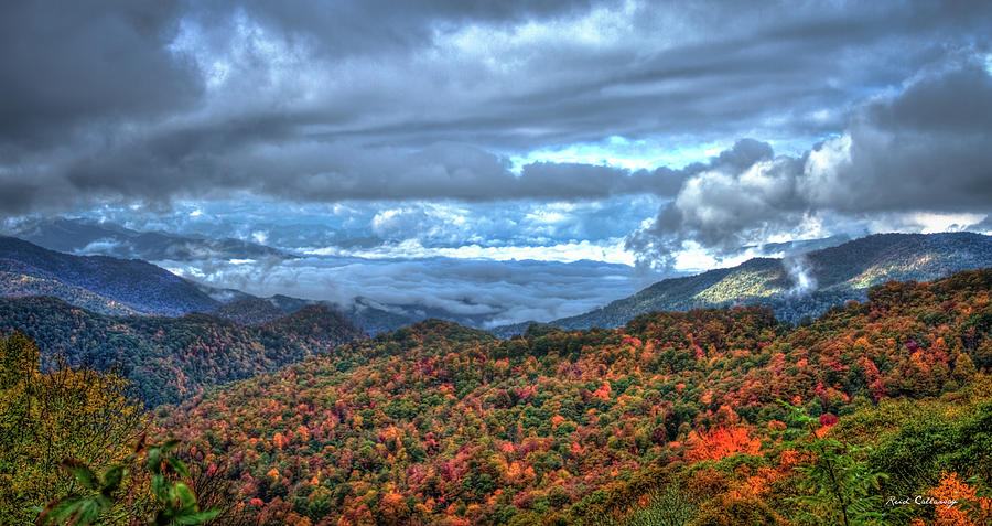 Up In The Clouds Blue Ridge Parkway Mountain Art Photograph by Reid Callaway