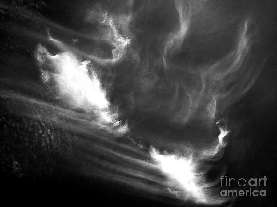 Abstract Photograph - Up In The Clouds by Robyn King