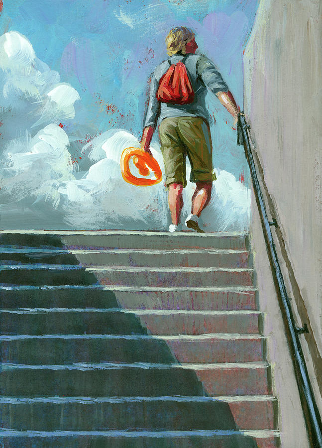 Up Stairs by Lesley Spanos Up Stairs by Lesley Spanos