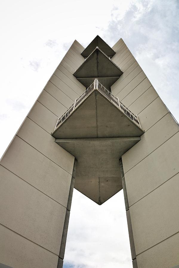 Up the Lewis and Clark Confluence Tower  Photograph by Buck Buchanan