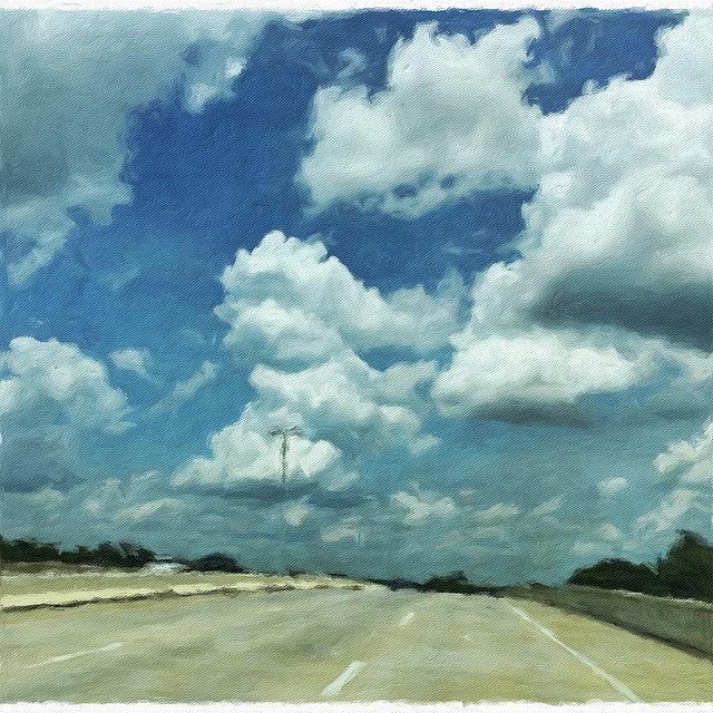Clouds Photograph - Up To The Clouds #road#art #clouds by Joan McCool