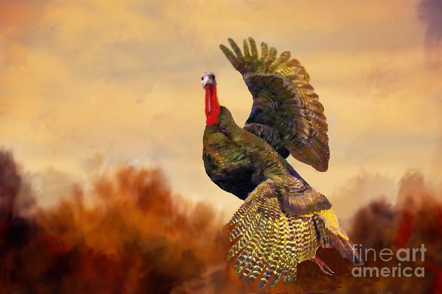 Turkey Digital Art - Up Up and Away by Janette Boyd