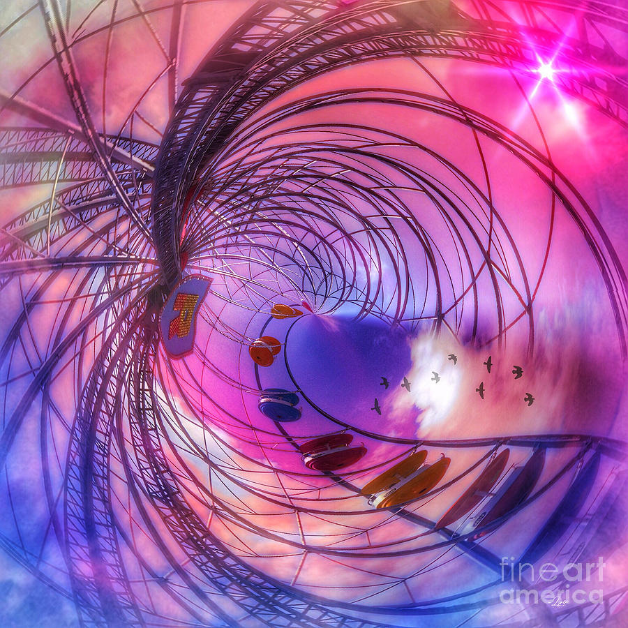Up Up and Away Digital Art by Linda Ouellette