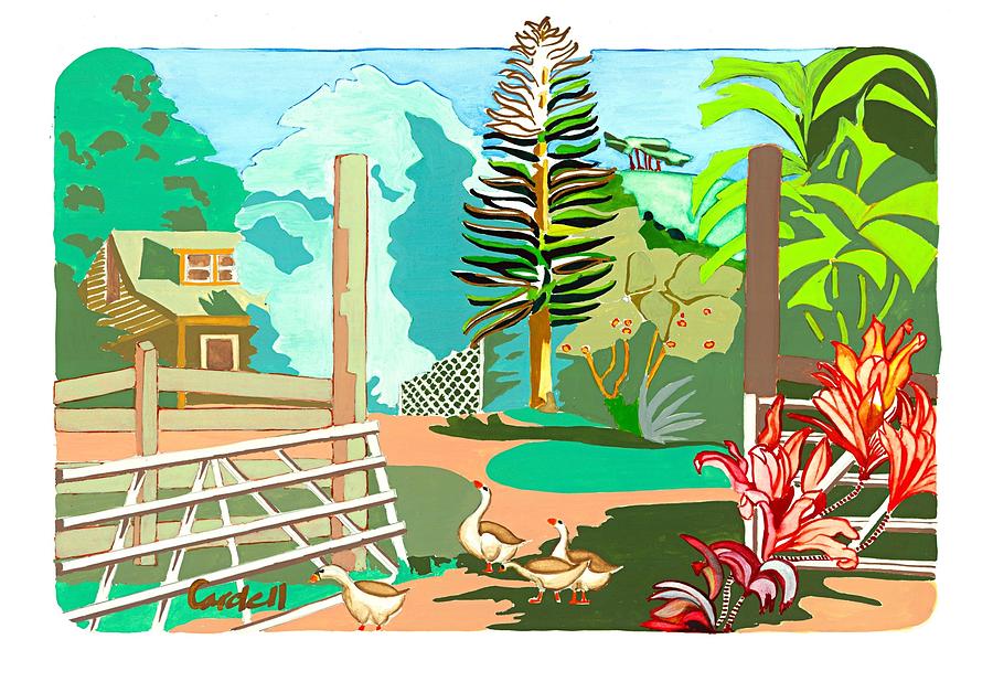 Upcountry Maui Painting by Joan Cordell