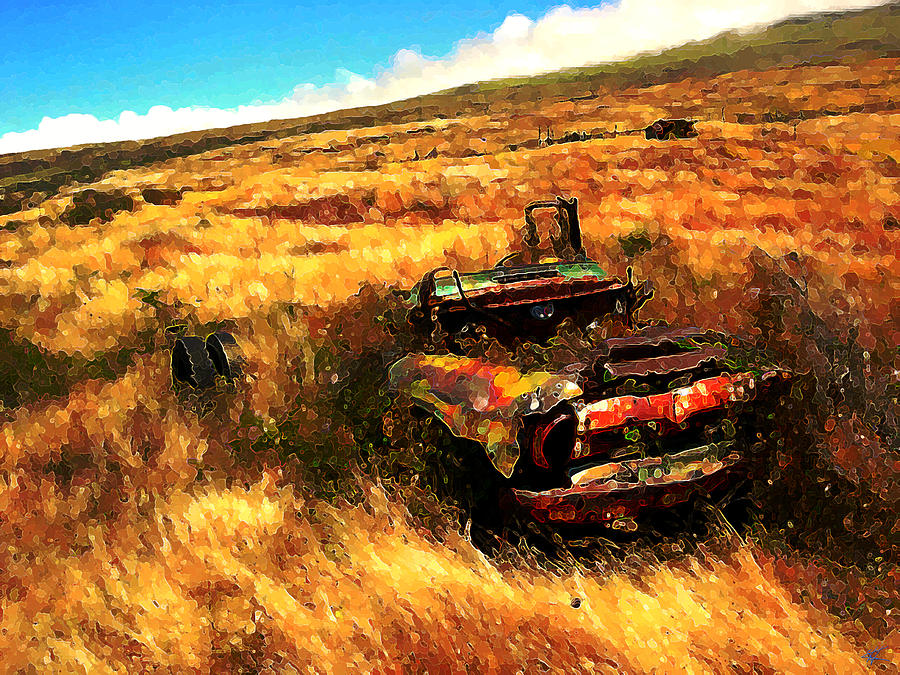 Upcountry Wreck Digital Art by Kenneth Armand Johnson