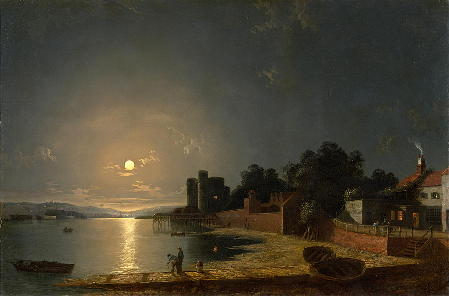 Upnor Castle. Kent Painting by Henry Pether