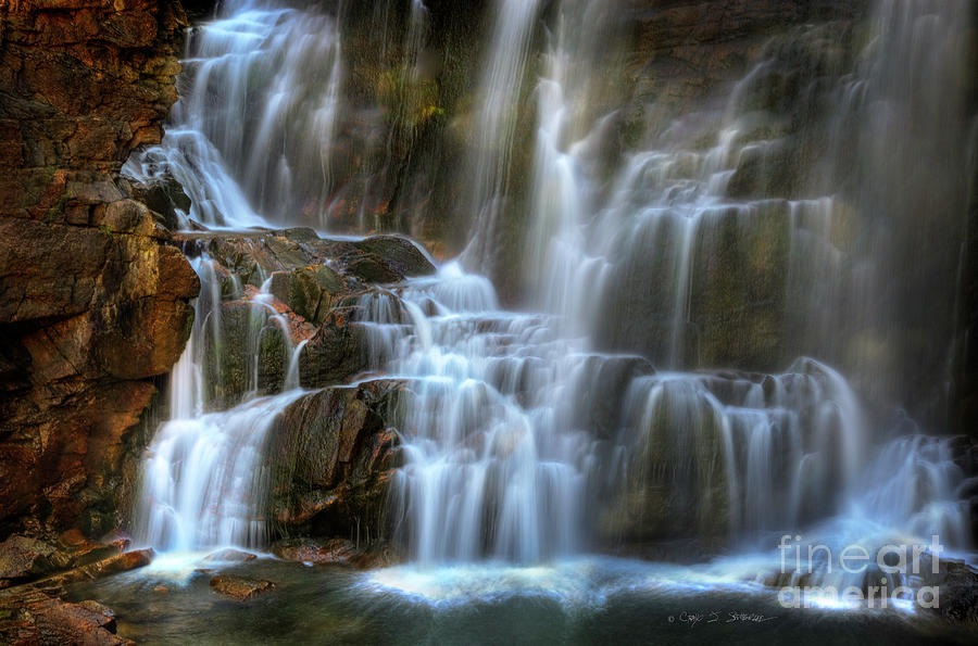 Upper Beartooth Falls Photograph by Craig J Satterlee