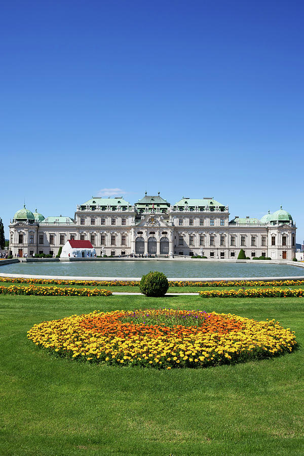 Upper Belvedere Palace and Garden in Vienna Photograph by Artur Bogacki