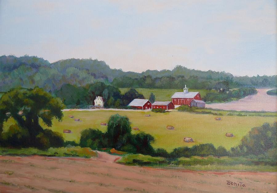 Upper Bucks County Farm Painting by Bonita Waitl
