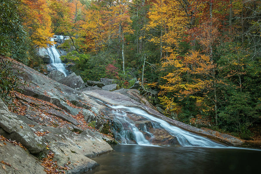 Upper Creek Autumn Splendor Photograph by Chris Berrier