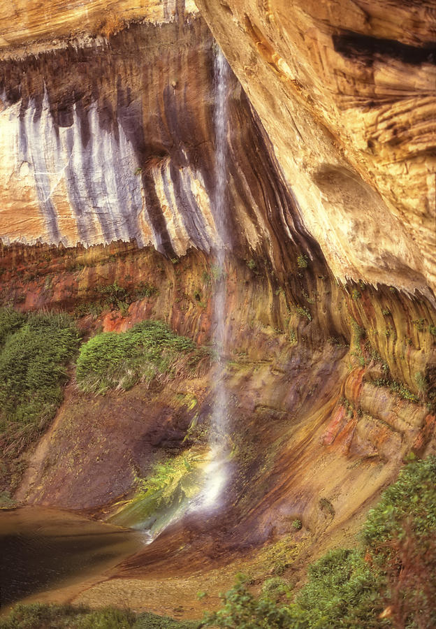 Upper Fall in Calf Creek Canyon Photograph by Douglas Pulsipher