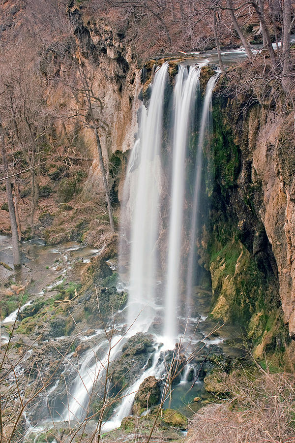 Upper Falling Springs Falls Photograph by Alan Raasch