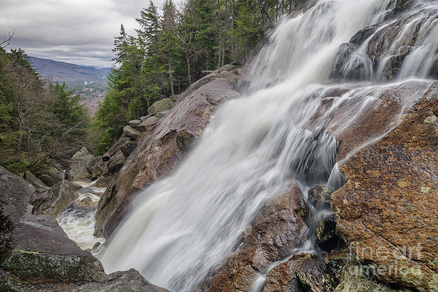 Nature Photograph - Upper Georgiana Falls - Lincoln New Hampshire by Erin Paul Donovan