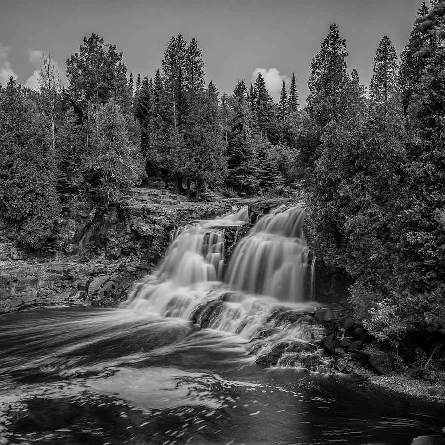 Fall Photograph - Upper Gooseberry Falls by Paul Freidlund
