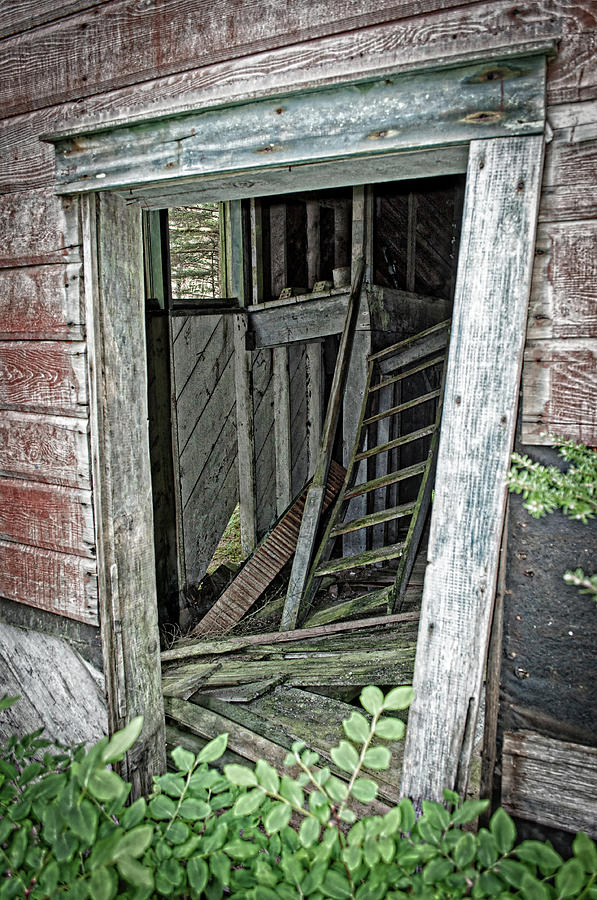 Upper Hoist Doorway Photograph by Cathy Mahnke
