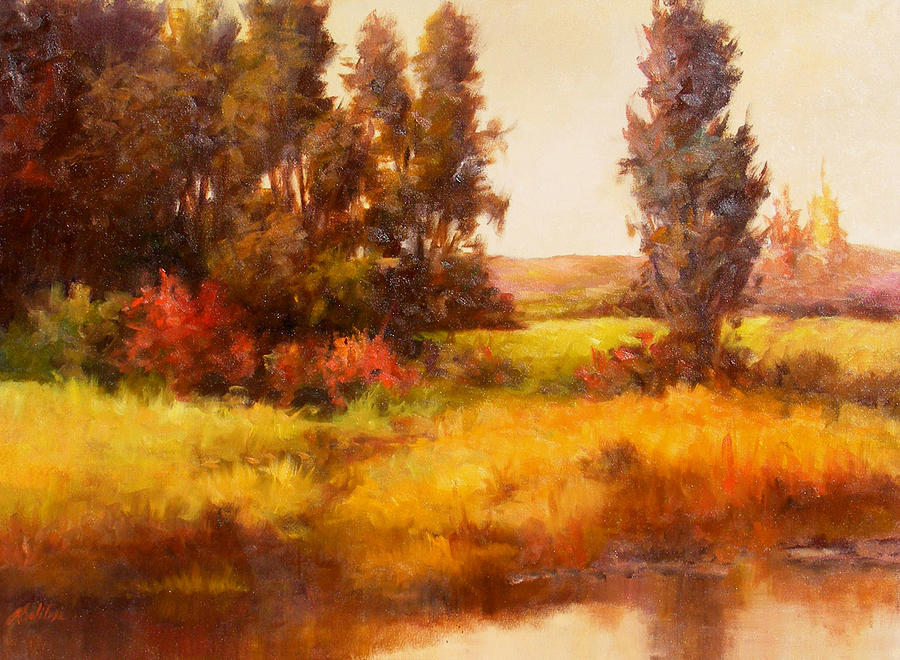 Upper Lake Painting by Gail Salituri