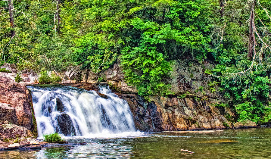 Upper Linville Falls Photograph by Ginger Wakem
