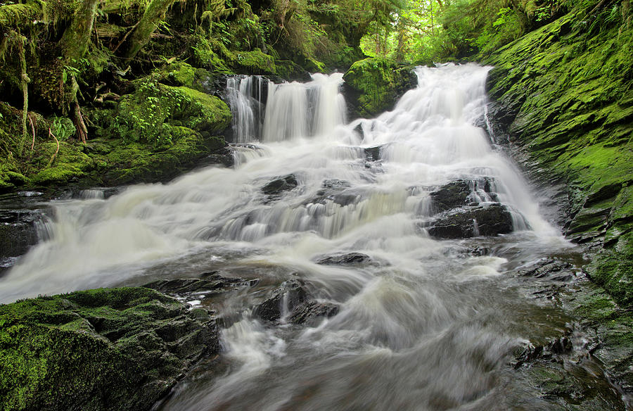 Upper Lunch Creek Falls Photograph by Paul Riedinger