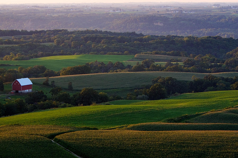 Upper Mississippi River Valley Hills Photograph by Jane Melgaard