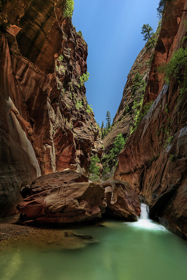 Zion National Park Photograph - Upper Orderville Canyon by Jonathan Steele