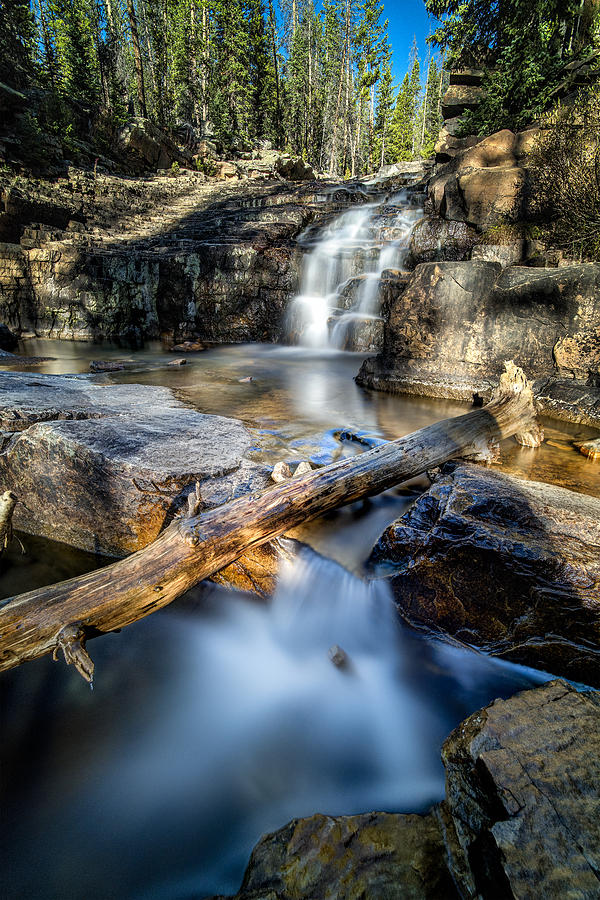 Upper Provo River Falls Photograph by Michael Ash