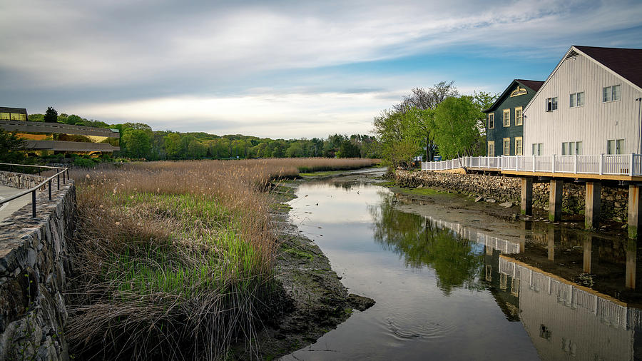 Upper Saugatuck River - Westport by Mike-Hope Photograph by Michael Hope