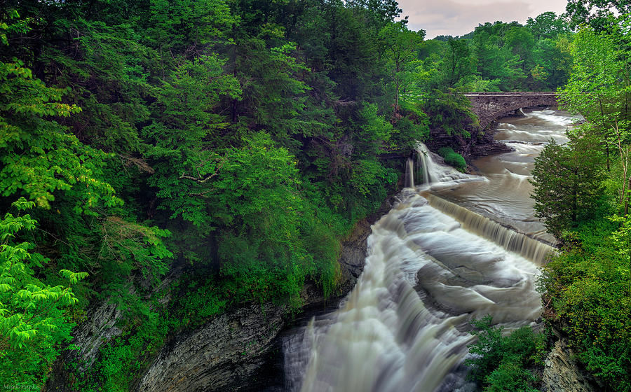 Upper Taughannock Falls Photograph by Mark Papke