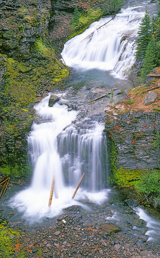 Upper Tumalo Creek Falls Photograph by Buddy Mays