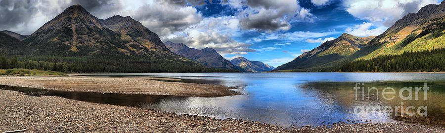 Upper Waterton Lake From Goat Haunt Photograph by Adam Jewell