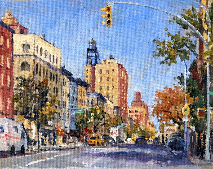  Upper West Side Afternoon Light NYC Painting by Thor Wickstrom