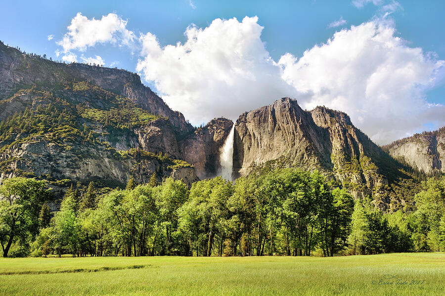 Upper Yosemite Fall Photograph by Brian Tada